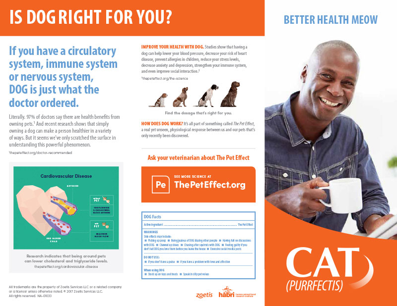The Pet Effect Trifold Brochure