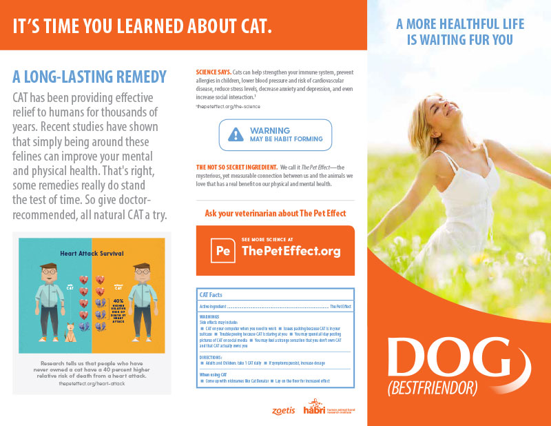 The Pet Effect Trifold Brochure